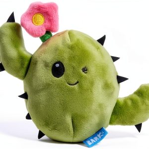 Barkbox Plush Dog Toy Squeak Crinkle Cactus Consuela-0