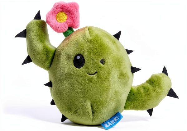 Barkbox Plush Dog Toy Squeak Crinkle Cactus Consuela-0