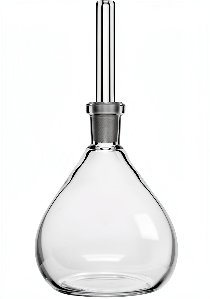 Installing Eisco Specific Gravity Bottle Borosilicate Glass Lab on a laboratory bench