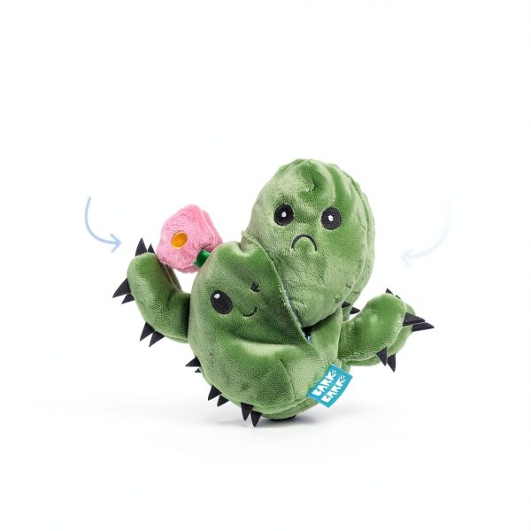 Barkbox Plush Dog Toy Squeak Crinkle Cactus Consuela-1