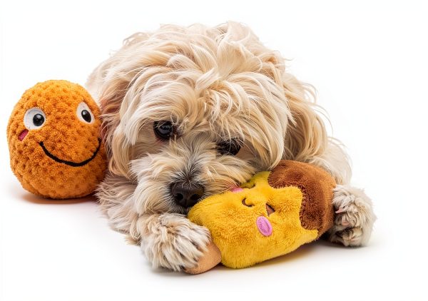 Jalousie Squeaky Plush Dog Toys 18 Pack Dental Cleaning Fun-2