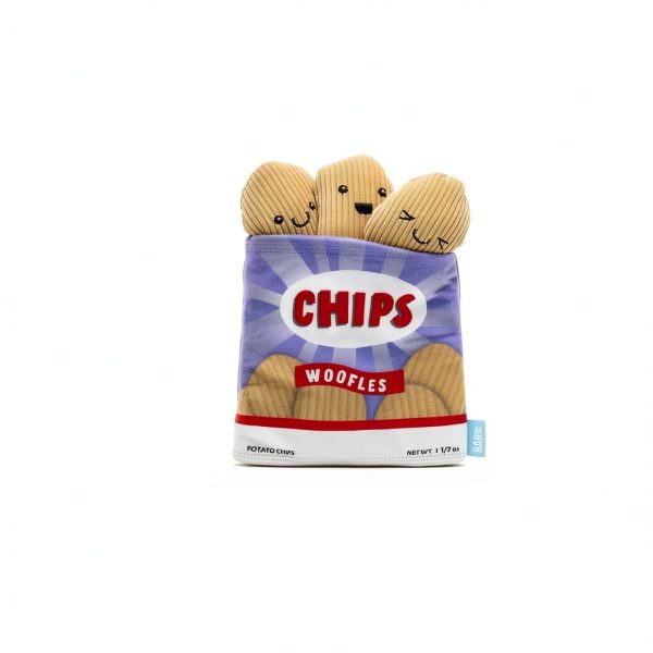 Barkbox Dog Squeak Toy Interactive Plush Crinkle Design-2