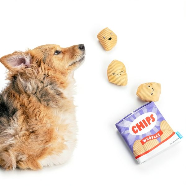 Barkbox Dog Squeak Toy Interactive Plush Crinkle Design-3