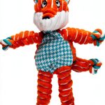 KONG Floppy Knots Dog Toy Durable Squeaker Plush Pet-0