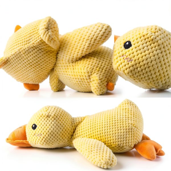 Generic Calming Duck Dog Toy Chew Resistant Plush Pet-1