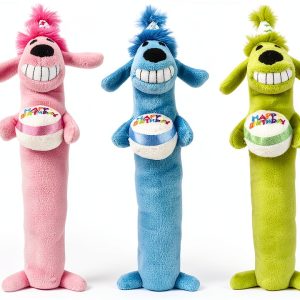 Multipet Loofa Dog Plush Toy for Large Breeds Assorted-0