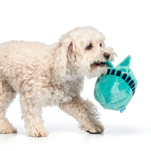 BarkBox Dog Squeak Toy Plush Ball for Large Dogs-4