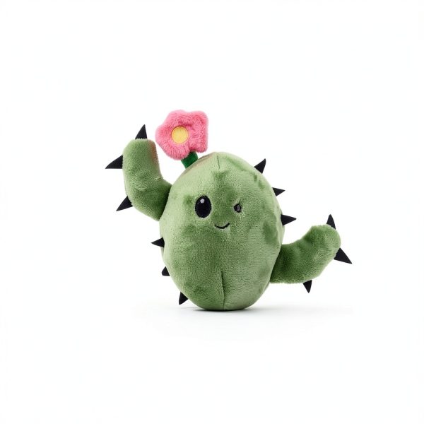 Barkbox Plush Dog Toy Squeak Crinkle Cactus Consuela-2