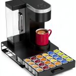 Storage Organizer Drawer for K-Cup Pods ZECENN 36 Pod Holder Black-0