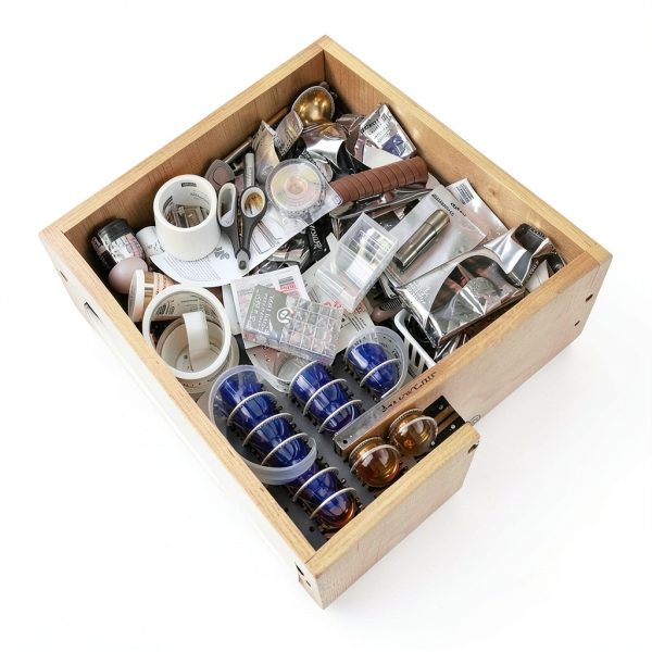 SpaceAid Coffee Pod Holder for Nespresso Vertuo 40/52 Pods Bamboo-2