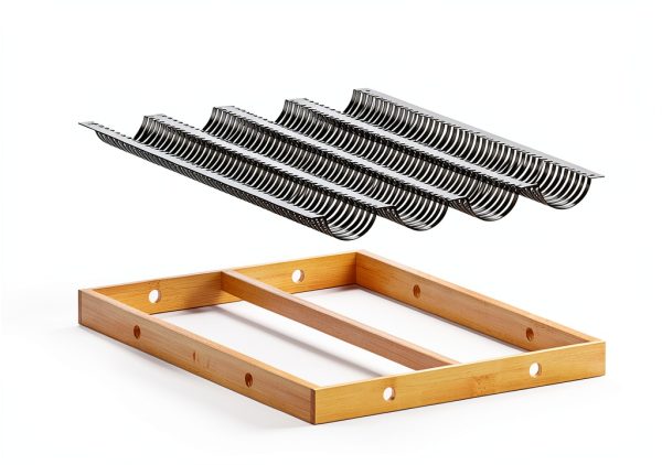 SpaceAid Coffee Pod Holder for Nespresso Vertuo 40/52 Pods Bamboo-6