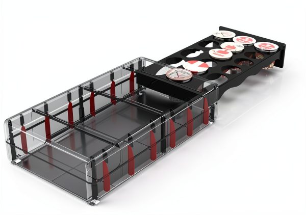 EVERIE Coffee Pod Holder Drawer Compatible with Keurig K Cup Pods (Holds 18 Pods)-3