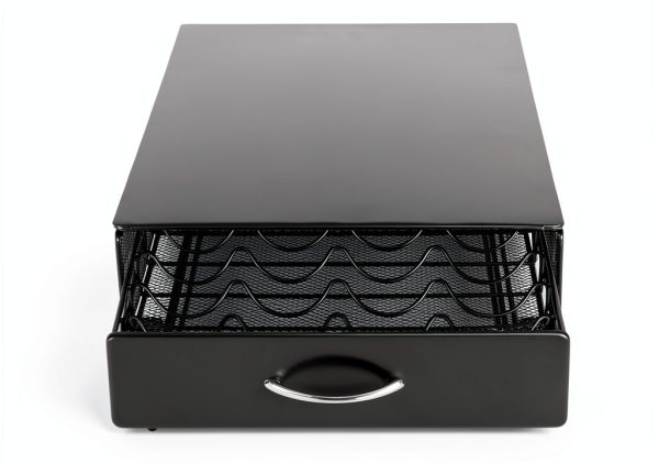 Nespresso Vertuoline Storage Drawer Black Metal 40 Pod Organizer-4